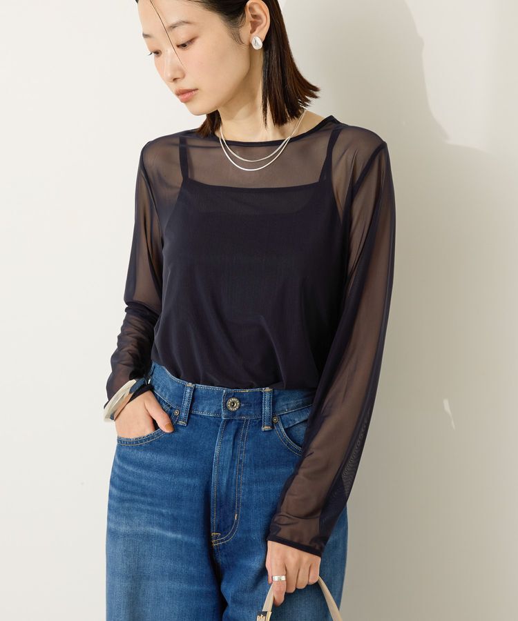 AMERICAN HOLIC「【2点セット】チュールキャミレイヤードトップス」|Tシャツ・カットソー|