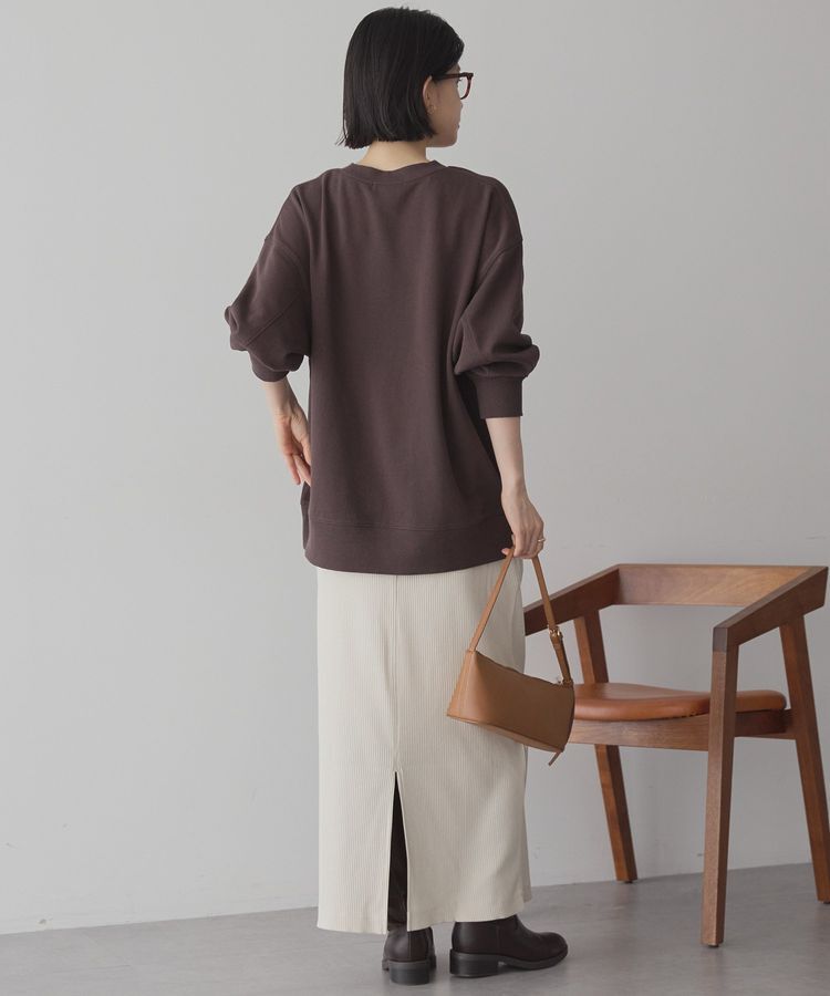 AMERICAN HOLIC「針抜きリブナロースカート」|タイト|