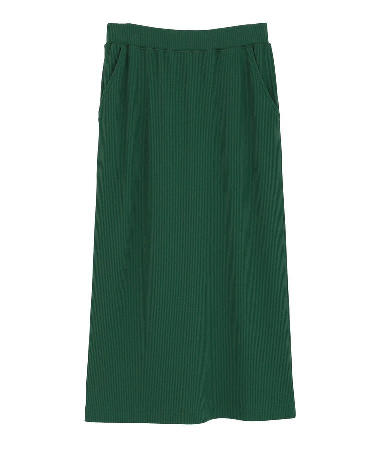 AMERICAN HOLIC「針抜きリブナロースカート」|タイト|