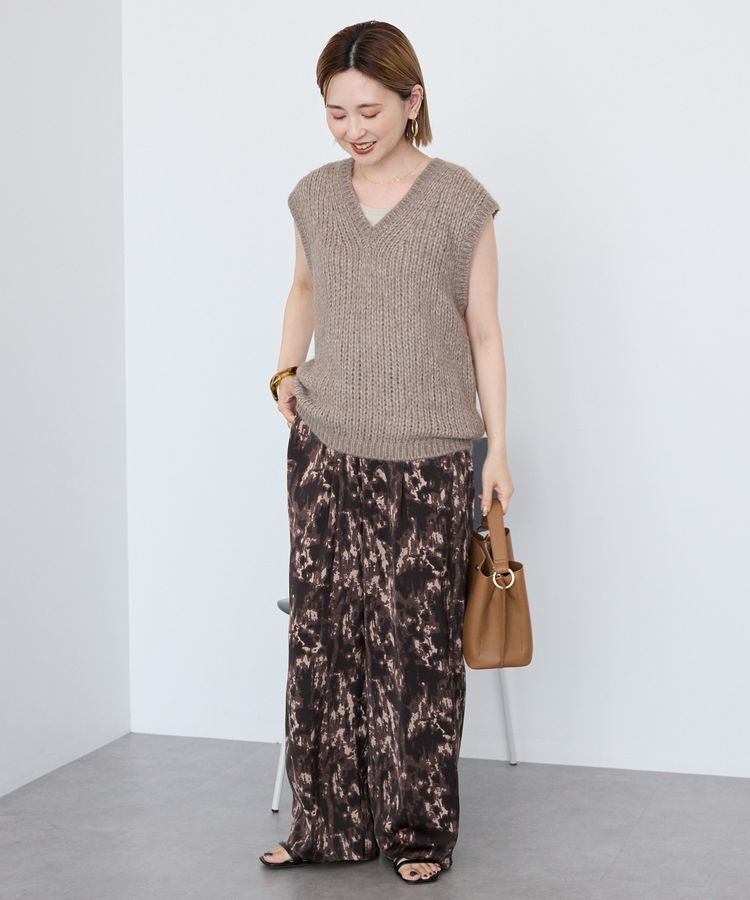 AMERICAN HOLIC「【選べる丈】甘編みニットベスト」|ベスト・ジレ|