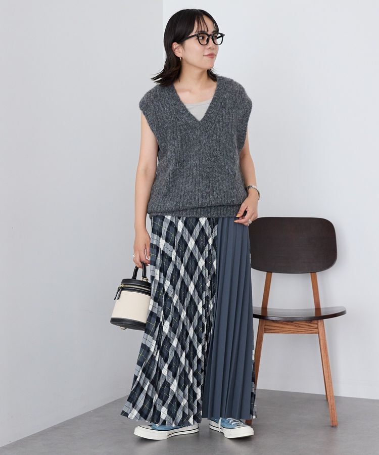 AMERICAN HOLIC「【選べる丈】甘編みニットベスト」|ベスト・ジレ|