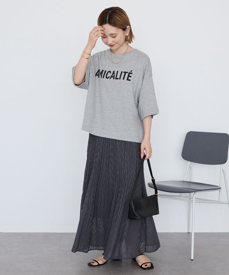 AMERICAN HOLIC「カットジャガードプリーツスカート」|スカート|