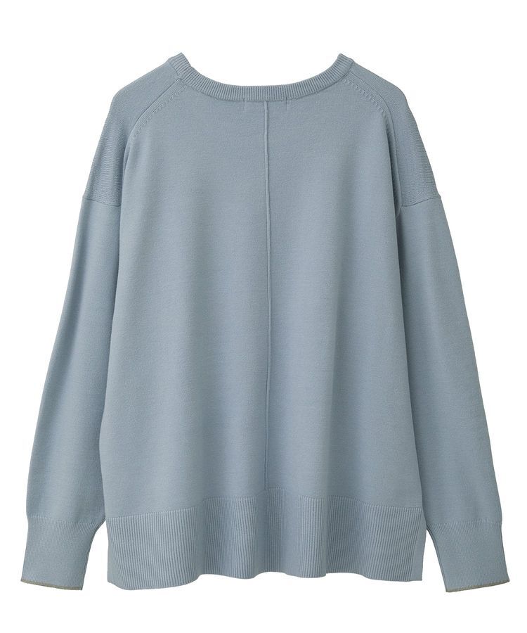 AMERICAN HOLIC「【配色】バイパチクルーネックニットプルオーバー＜静電気軽減＞」|ニット・セーター|