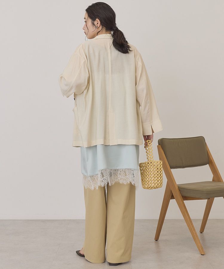 AMERICAN HOLIC「【接触冷感】ニュアンスオーバージャケット」|テーラードジャケット|