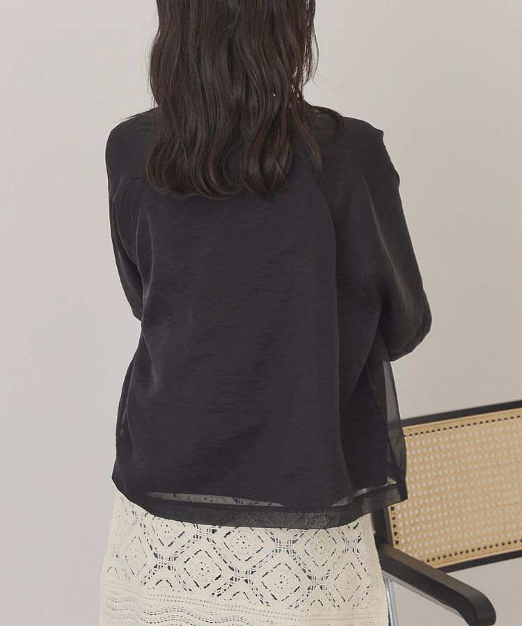 AMERICAN HOLIC「【接触冷感】シアーレイヤードプルオーバー」|Tシャツ・カットソー|