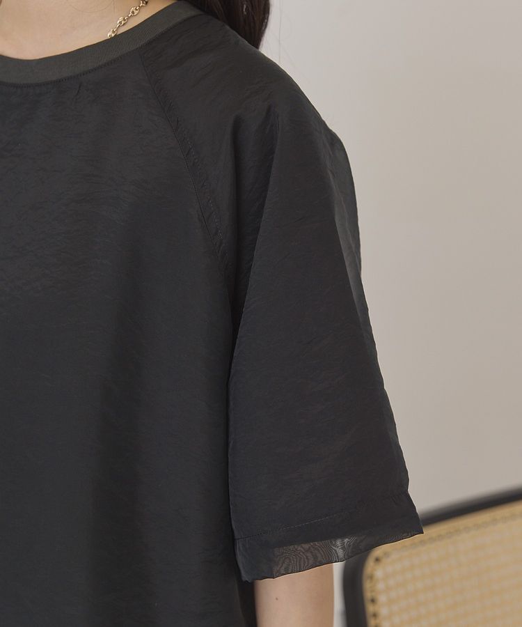 AMERICAN HOLIC「【接触冷感】シアーレイヤードプルオーバー」|Tシャツ・カットソー|