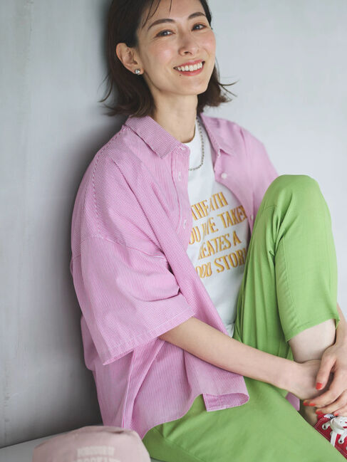 Green Parks「レトロロゴボックスTシャツ」|Tシャツ・カットソー|