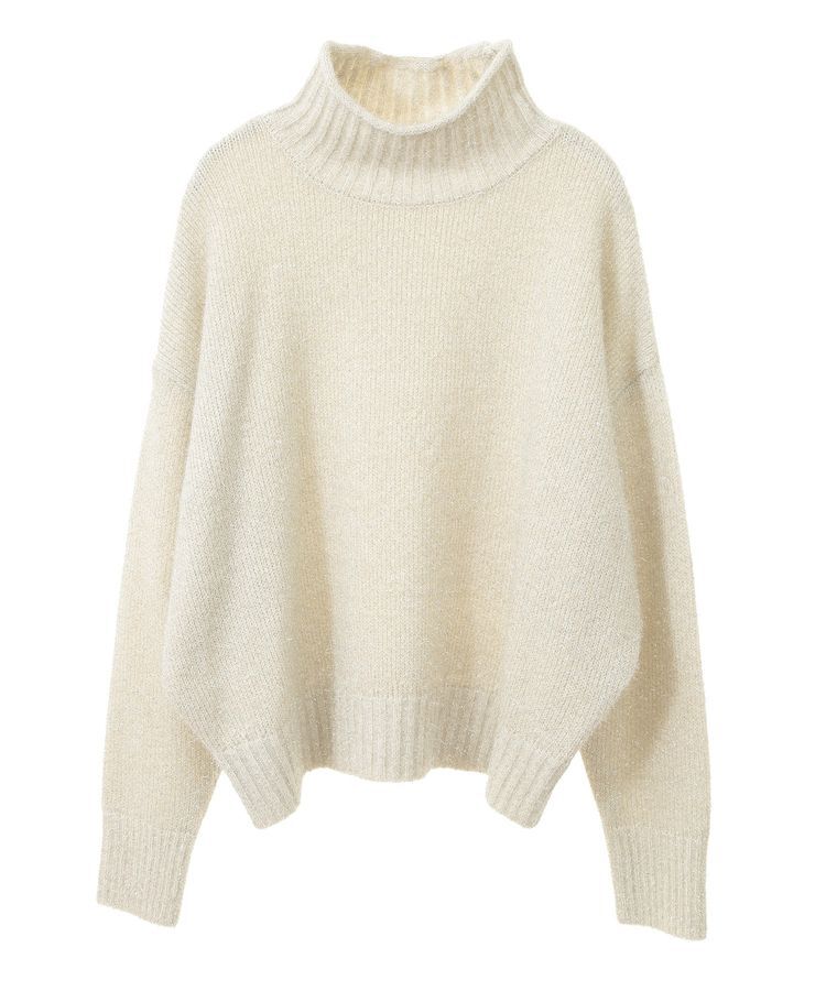 Green Parks「・Petit Fleur ラメタートルニット」|ニット・セーター|