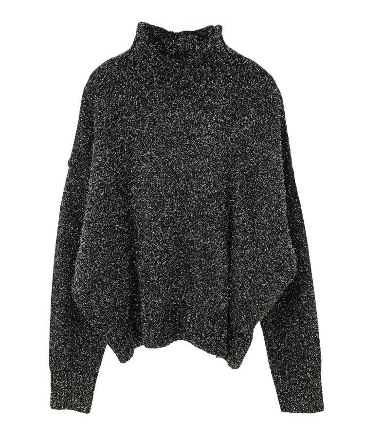 Green Parks「・Petit Fleur ラメタートルニット」|ニット・セーター|