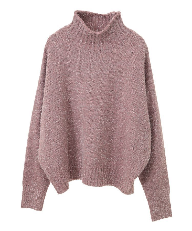 Green Parks「・Petit Fleur ラメタートルニット」|ニット・セーター|