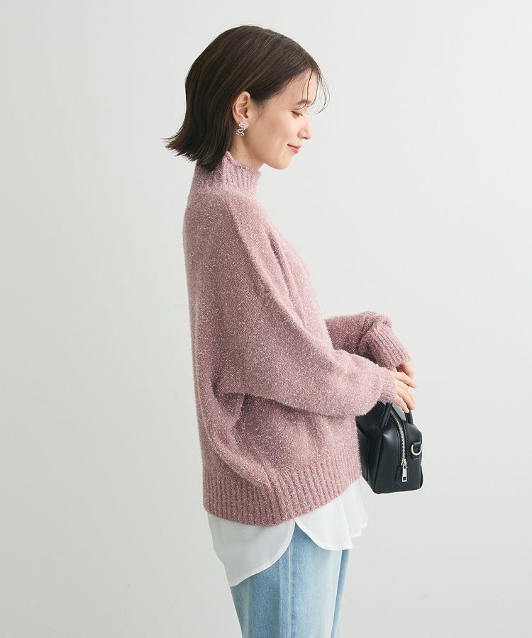 Green Parks「・Petit Fleur ラメタートルニット」|ニット・セーター|
