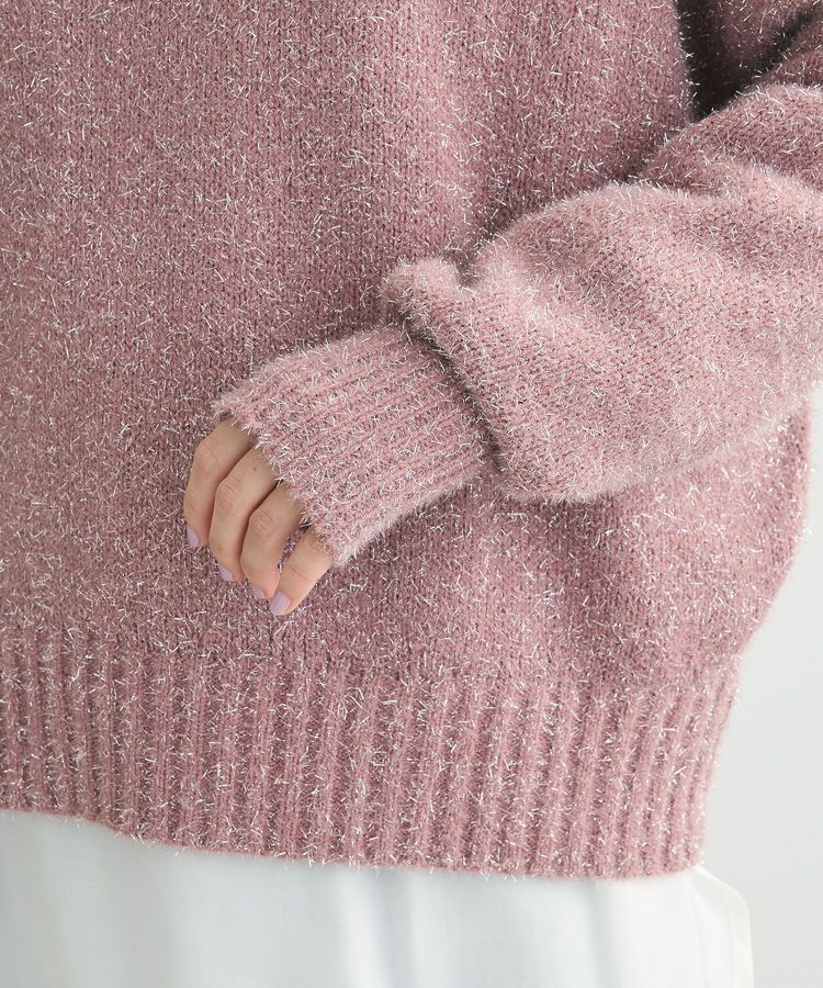 Green Parks「・Petit Fleur ラメタートルニット」|ニット・セーター|