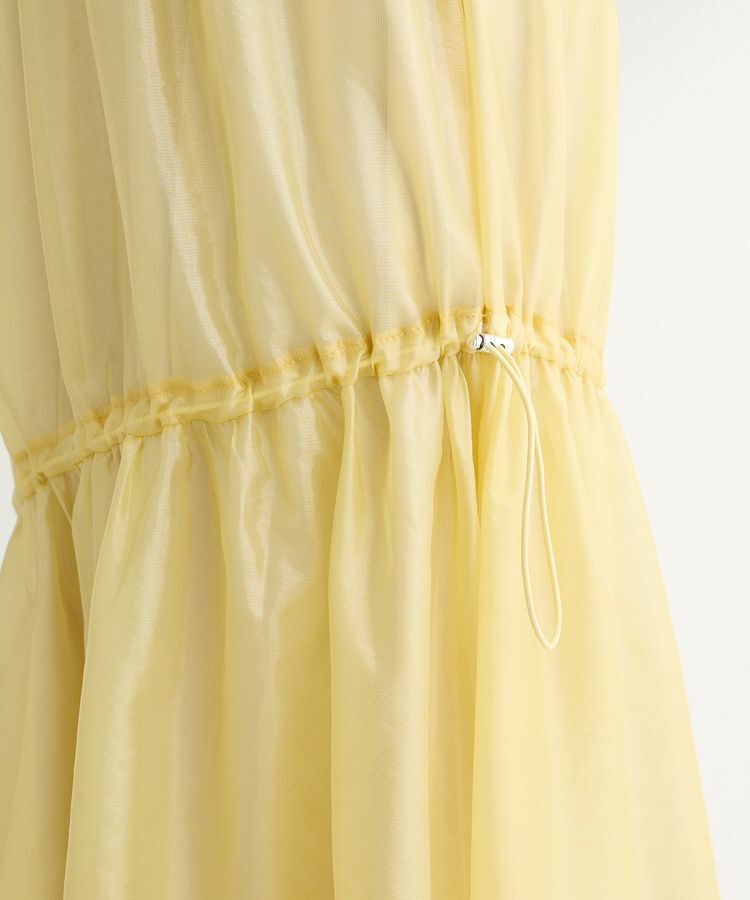 Green Parks「シアーシャイニードロストティアードスカート」|スカート|