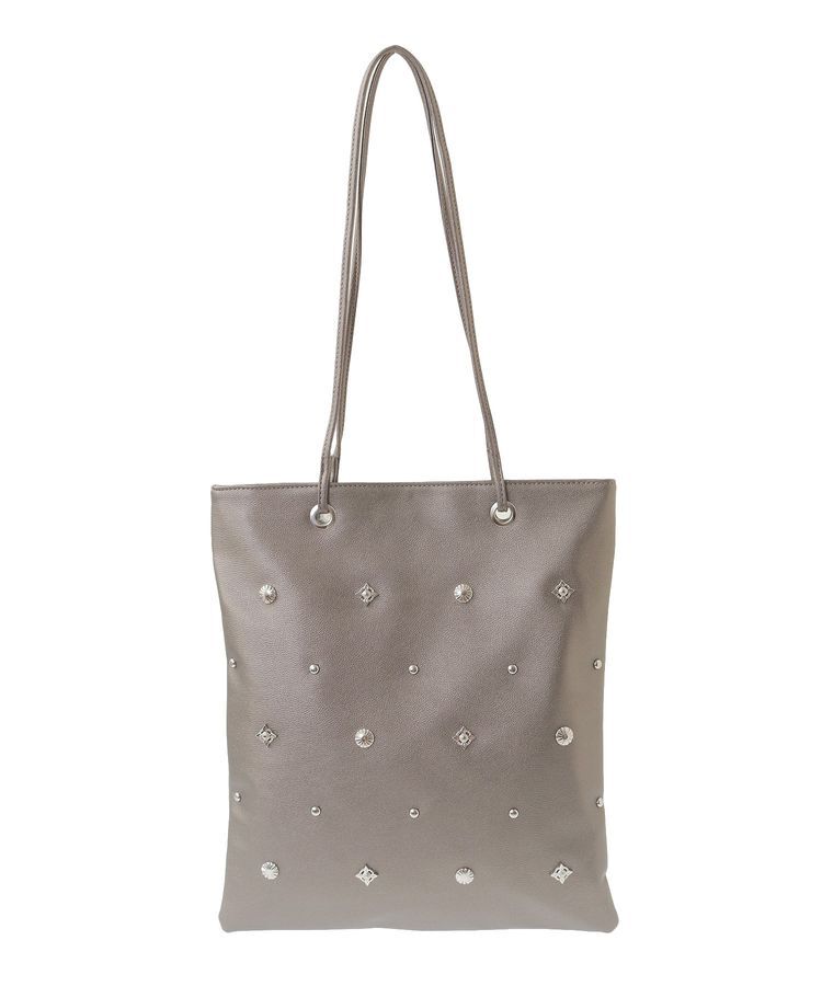 armonia「andmikka.スタッズ付A4トートバッグ」|トートバッグ|