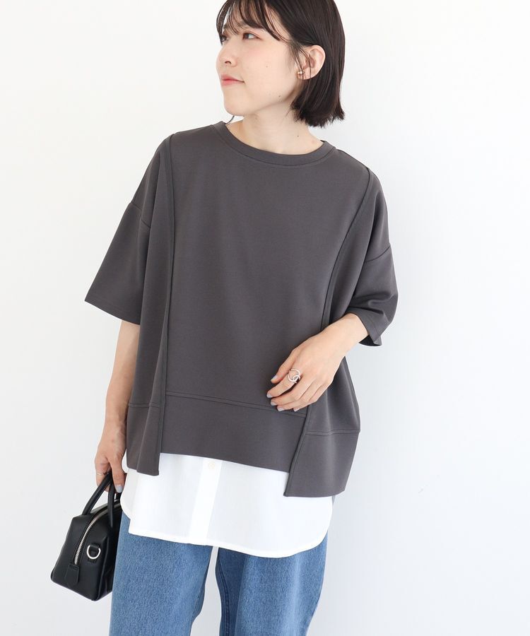 Green Parks「ノースリーブドッキングホワイトインナー」|キャミソール|