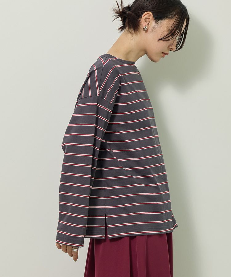 Green Parks「ボーダーチュニック」|チュニック|Gray