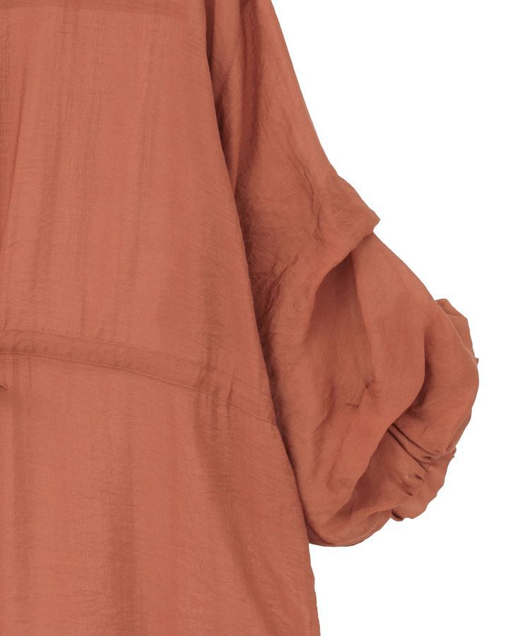 Green Parks「バンドカラー比翼タック袖チュニック」|チュニック|