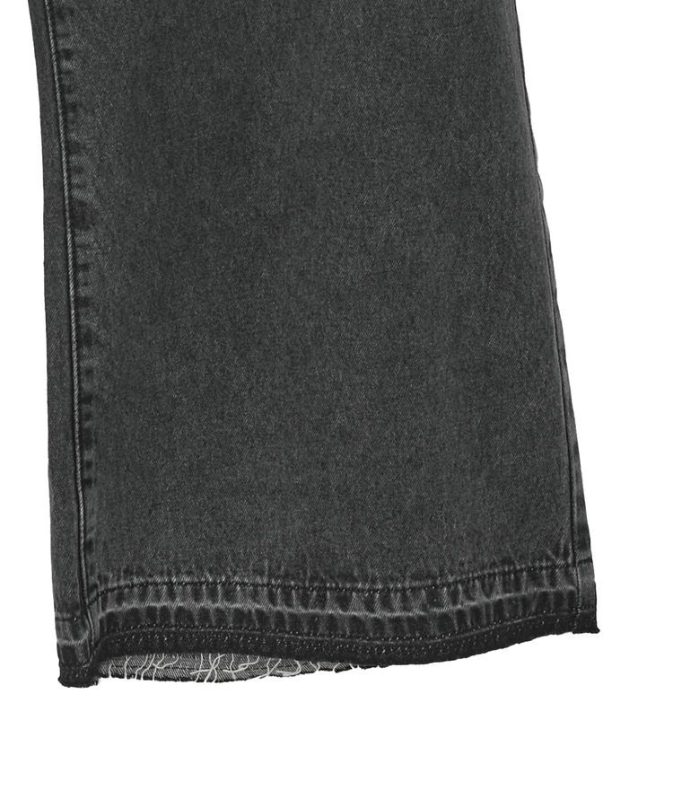 Green Parks「タックワイドデニムパンツ」|デニム|