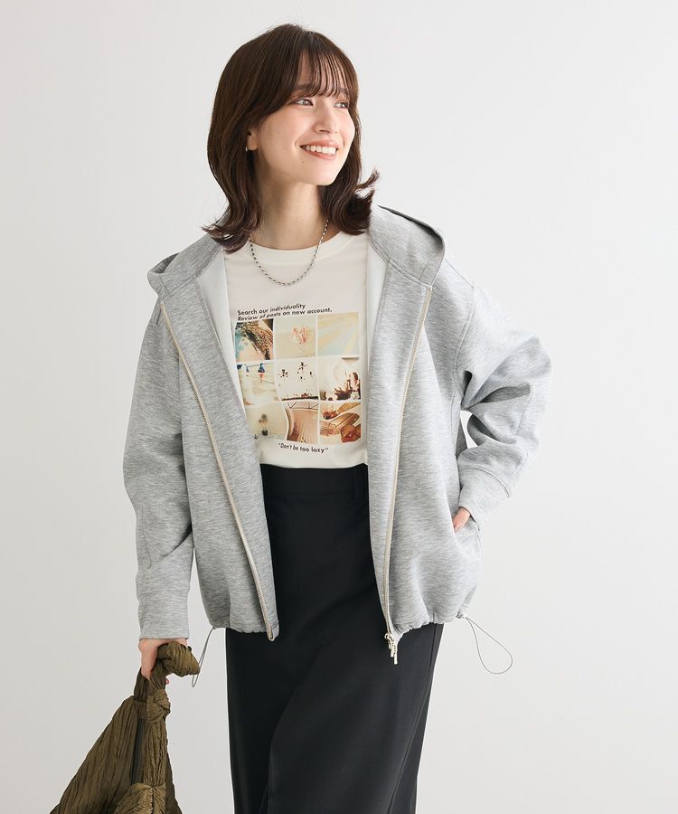 Green Parks「ダンボールZIPパーカー」|スウェット・ジャージ|Gray