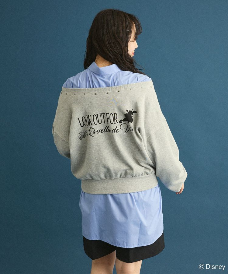 Green Parks「101匹わんちゃん/クルエラオフショルスウェット」|スウェット・ジャージ|