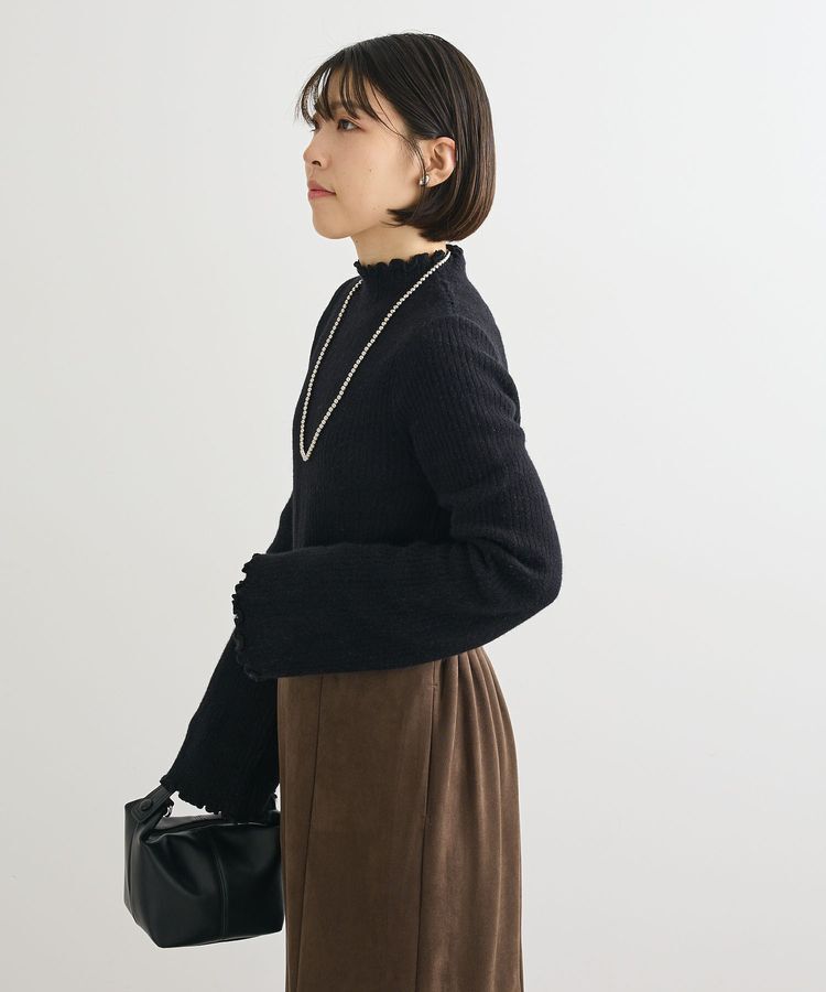 Green Parks「・swing by ウラシャギーフレアスリーブニット」|ニット・セーター|