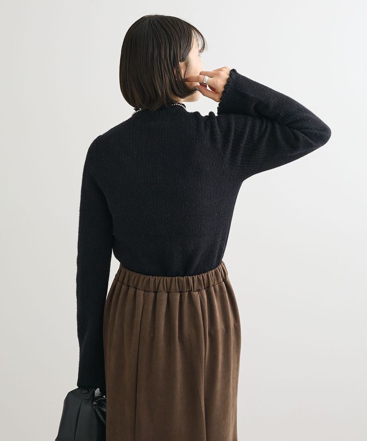 Green Parks「・swing by ウラシャギーフレアスリーブニット」|ニット・セーター|
