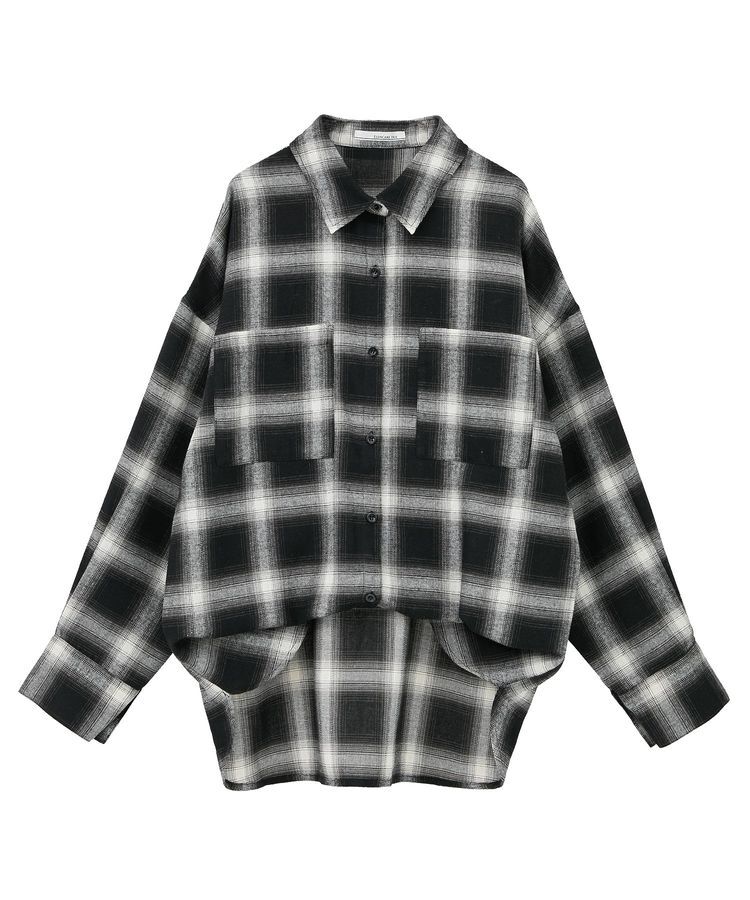 Green Parks「・ELENCARE DUE 2wayチェックビックシャツ」|チュニック|