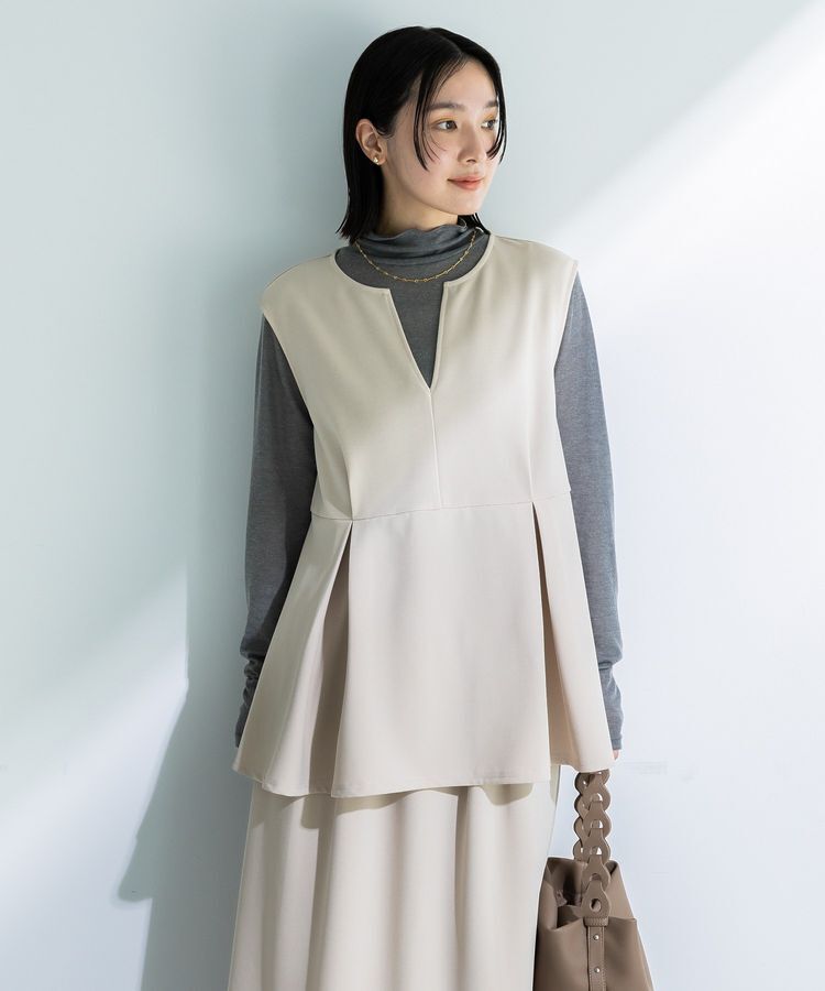 Green Parks「シアーリブタートルプルオーバー」|インナー|