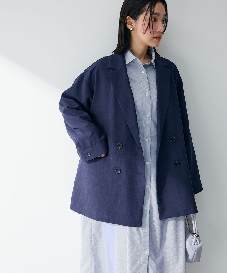 Green Parks「オーバーサイズW釦ライトジャケット」|テーラードジャケット|