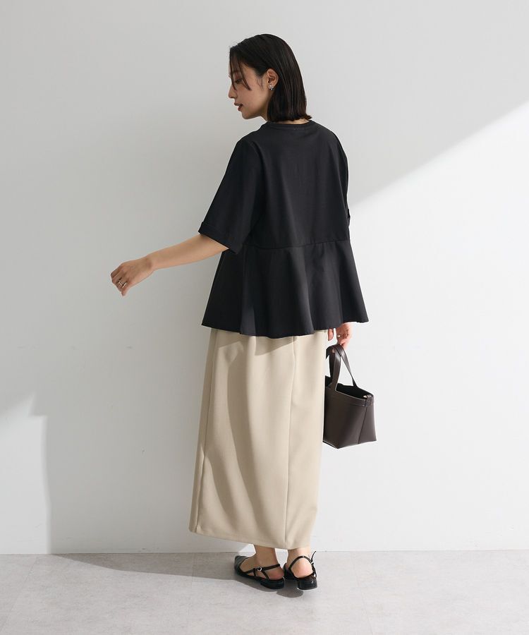 Green Parks「華やぎカットソー(アシメヘム)」|Tシャツ・カットソー|