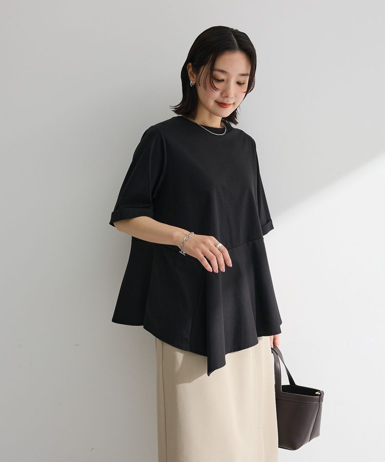 Green Parks「華やぎカットソー(アシメヘム)」|Tシャツ・カットソー|