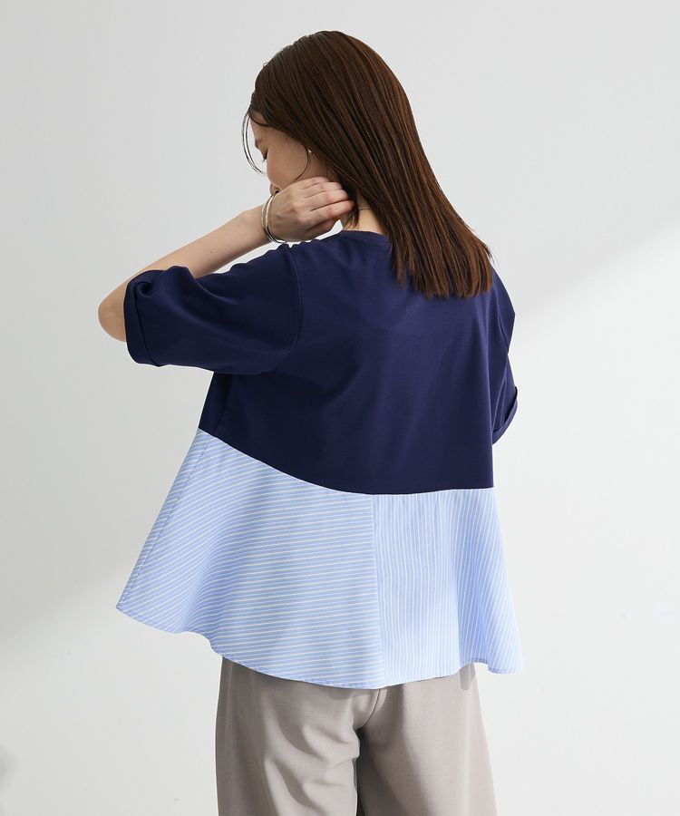 Green Parks「華やぎカットソー(アシメヘム)」|Tシャツ・カットソー|