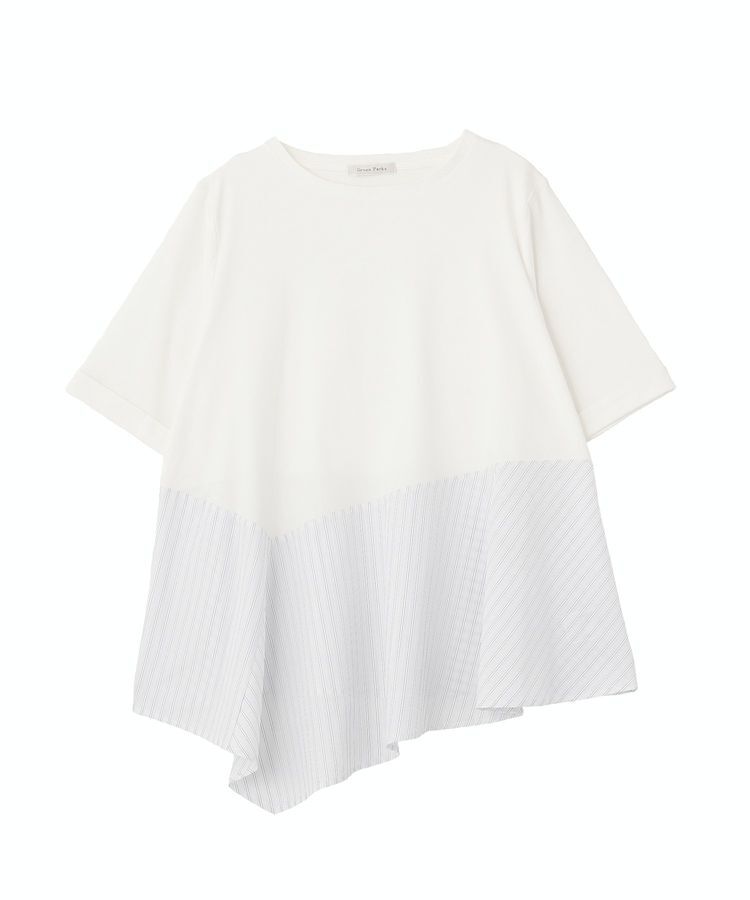 Green Parks「華やぎカットソー(アシメヘム)」|Tシャツ・カットソー|