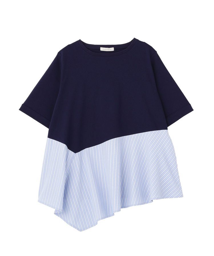 Green Parks「華やぎカットソー(アシメヘム)」|Tシャツ・カットソー|