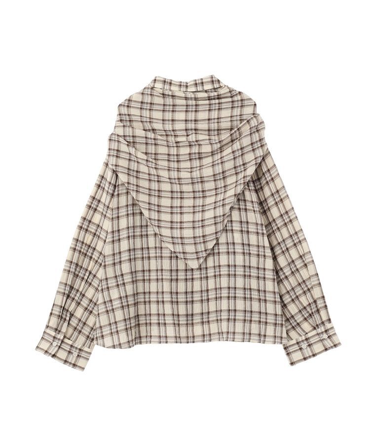 Green Parks「スカーフ付チェックシャツ」|シャツ・ブラウス|