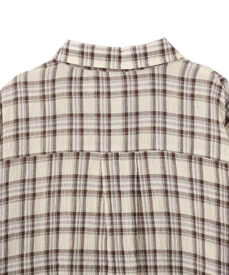 Green Parks「スカーフ付チェックシャツ」|シャツ・ブラウス|