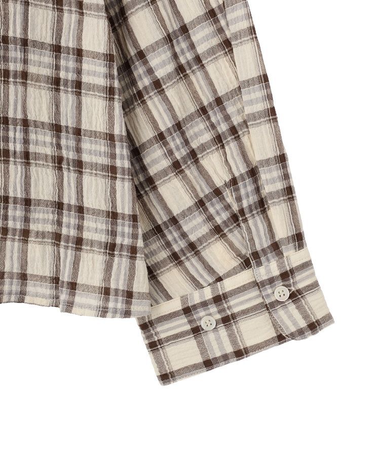 Green Parks「スカーフ付チェックシャツ」|シャツ・ブラウス|