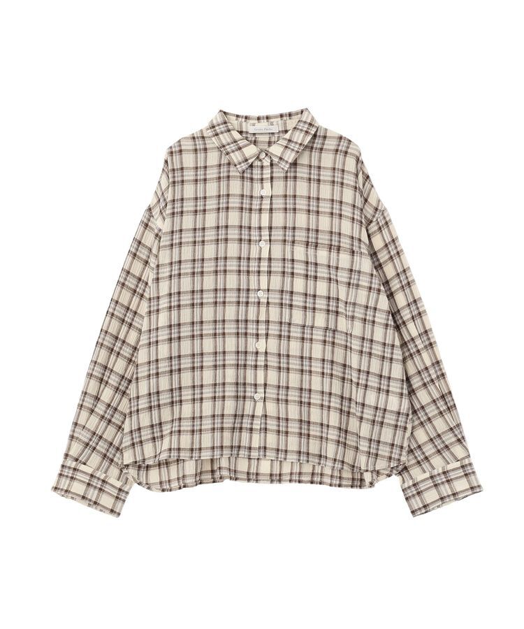 Green Parks「スカーフ付チェックシャツ」|シャツ・ブラウス|