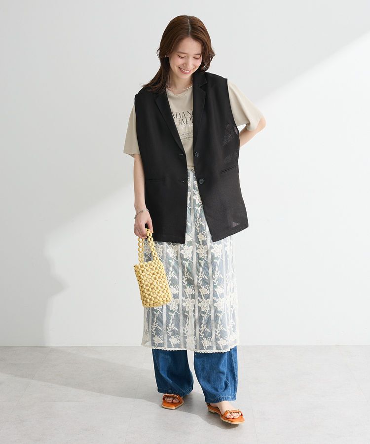 Green Parks「レイヤードレーススカートⅡ」|スカート|