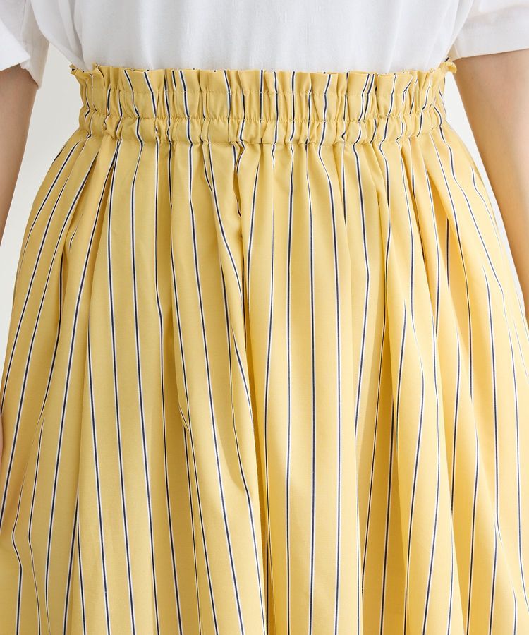 Green Parks「アソート柄ギャザーフレアスカート」|フレア|