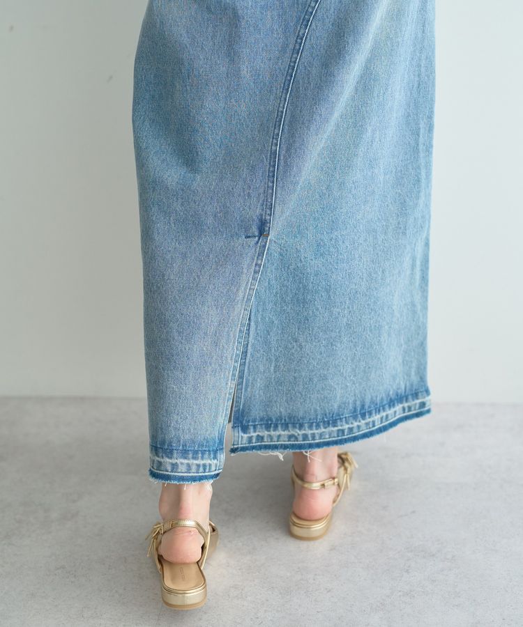 Editt by YECCA VECCA「ロングデニムスカート」|タイト|