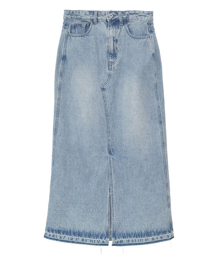 Editt by YECCA VECCA「ロングデニムスカート」|タイト|