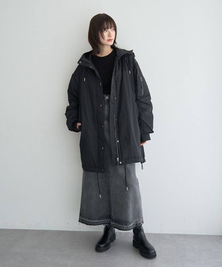 Editt by YECCA VECCA「ロングデニムスカート」|タイト|