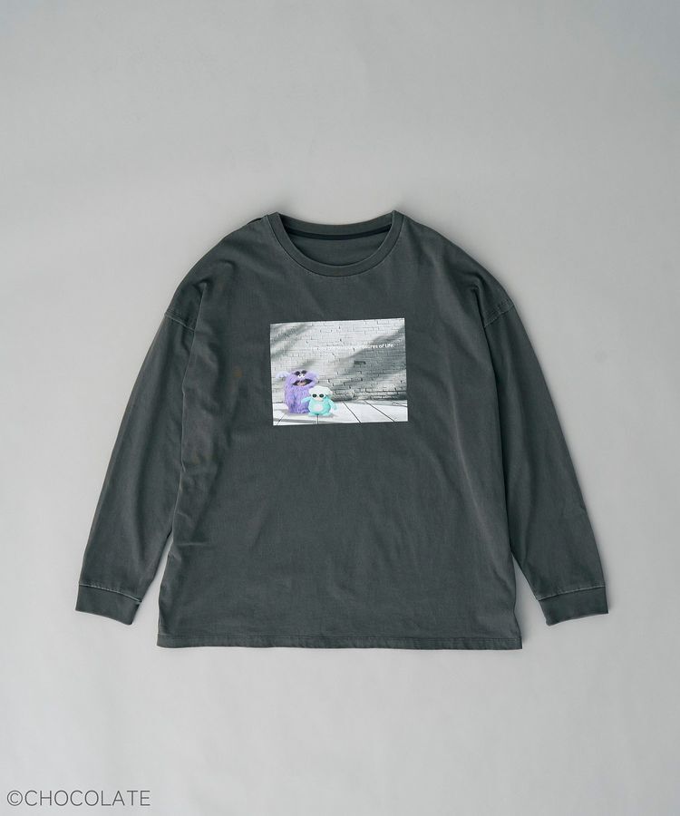 YECCA VECCA「【Whippi&Wrappi】プリントロンTee①」|Tシャツ・カットソー|