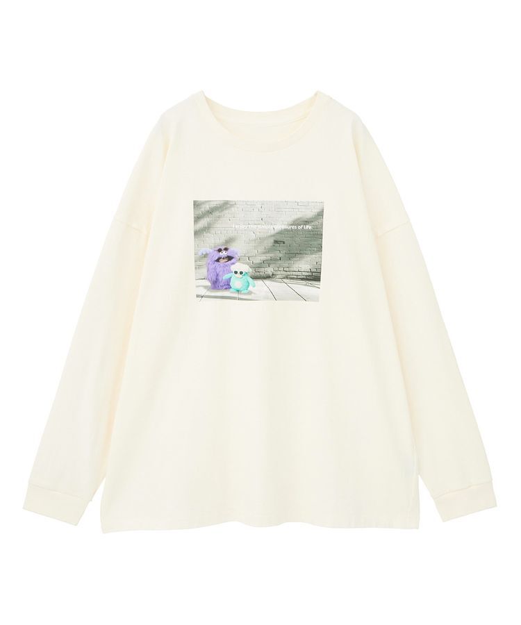YECCA VECCA「【Whippi&Wrappi】プリントロンTee①」|Tシャツ・カットソー|