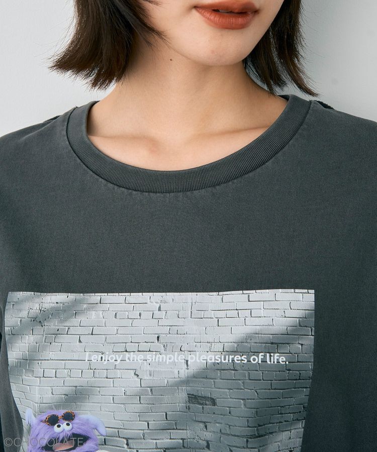 YECCA VECCA「【Whippi&Wrappi】プリントロンTee①」|Tシャツ・カットソー|