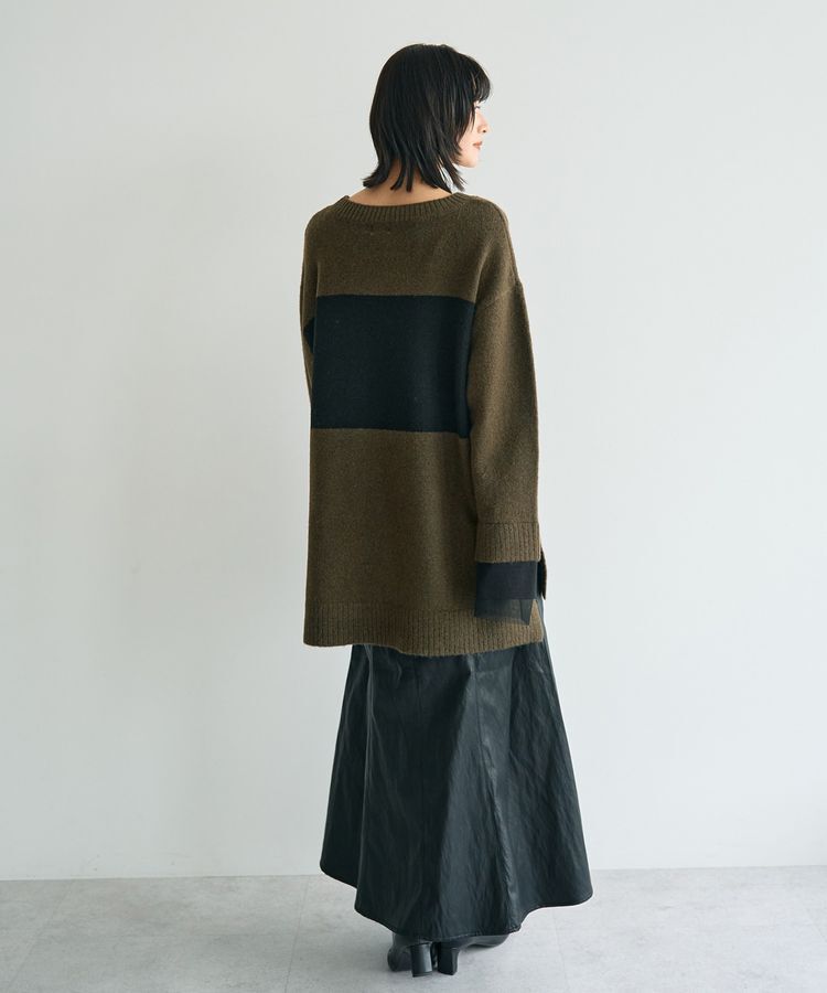 Editt by YECCA VECCA「袖レイヤードソフトニット」|ニット・セーター|