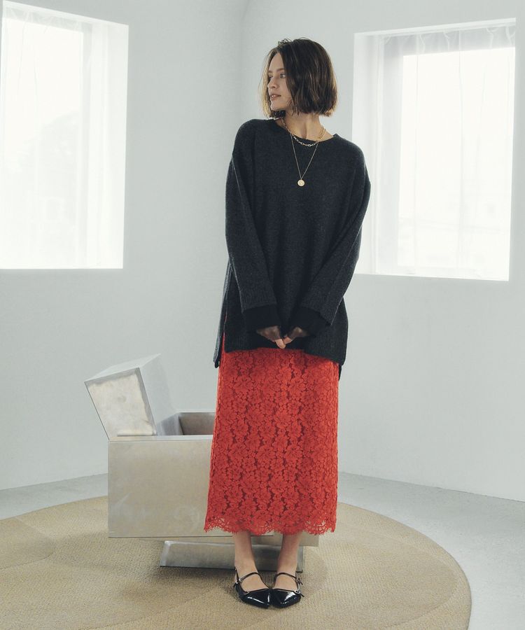 Editt by YECCA VECCA「袖レイヤードソフトニット」|ニット・セーター|