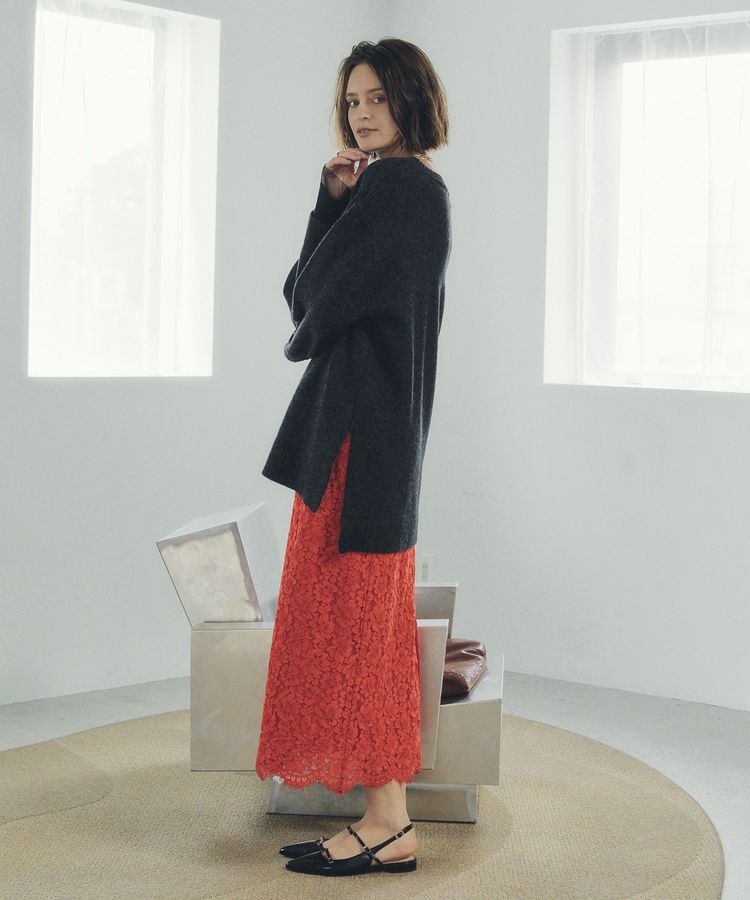 Editt by YECCA VECCA「袖レイヤードソフトニット」|ニット・セーター|