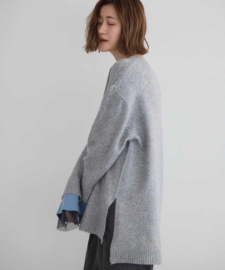 Editt by YECCA VECCA「袖レイヤードソフトニット」|ニット・セーター|